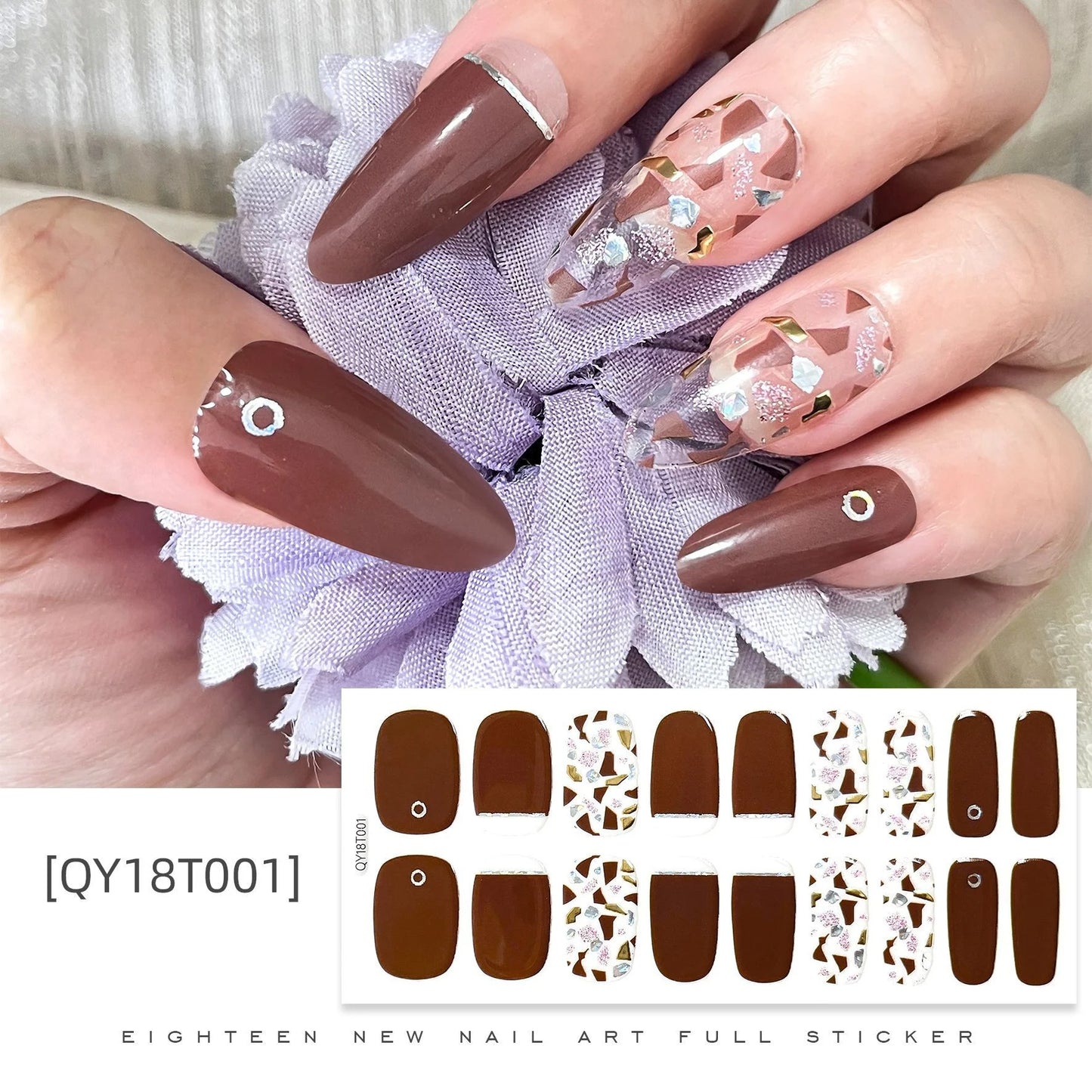 UV Adult Nail Art Stickers