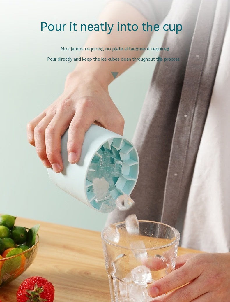 Silicone Household Cylinder Ice Cube Mold
