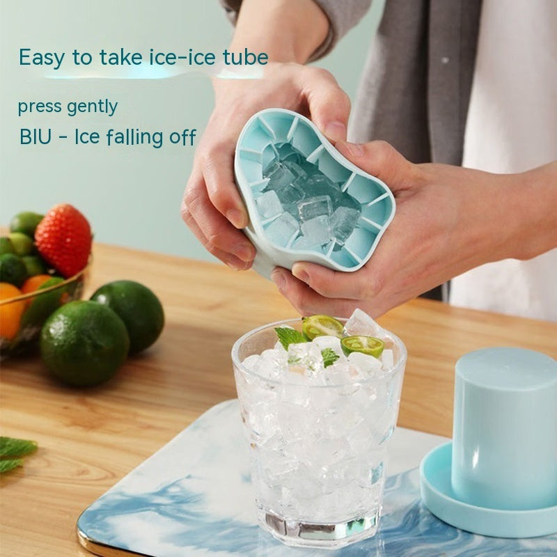 Silicone Household Cylinder Ice Cube Mold