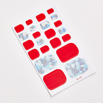 Nail stickers foot stickers 22 small stickers