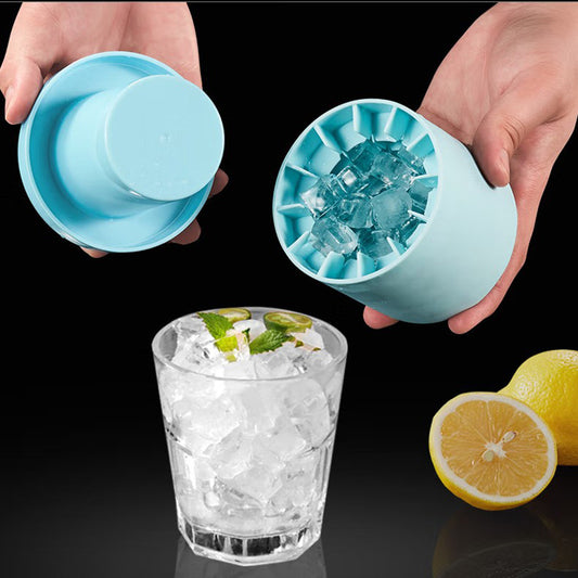 Silicone Household Cylinder Ice Cube Mold