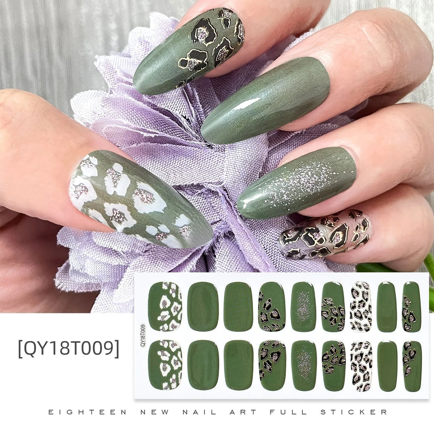 UV Adult Nail Art Stickers