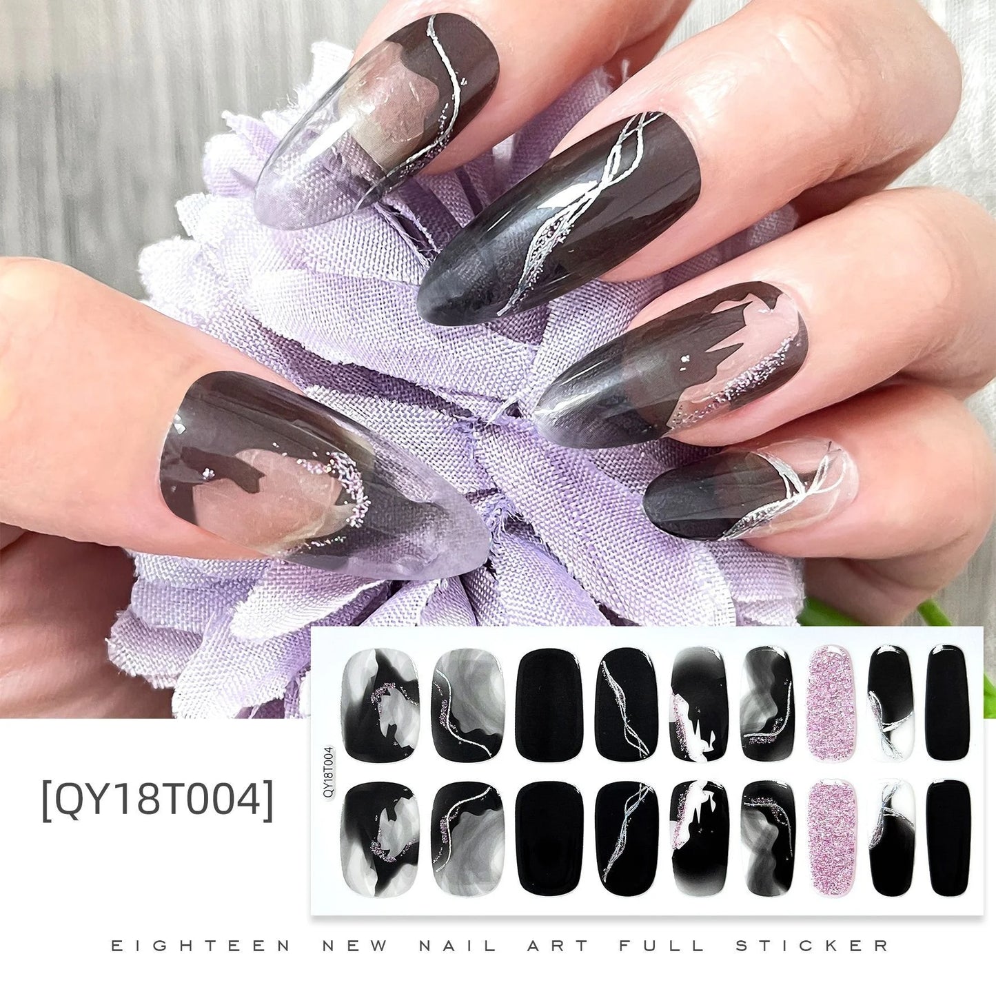 UV Adult Nail Art Stickers